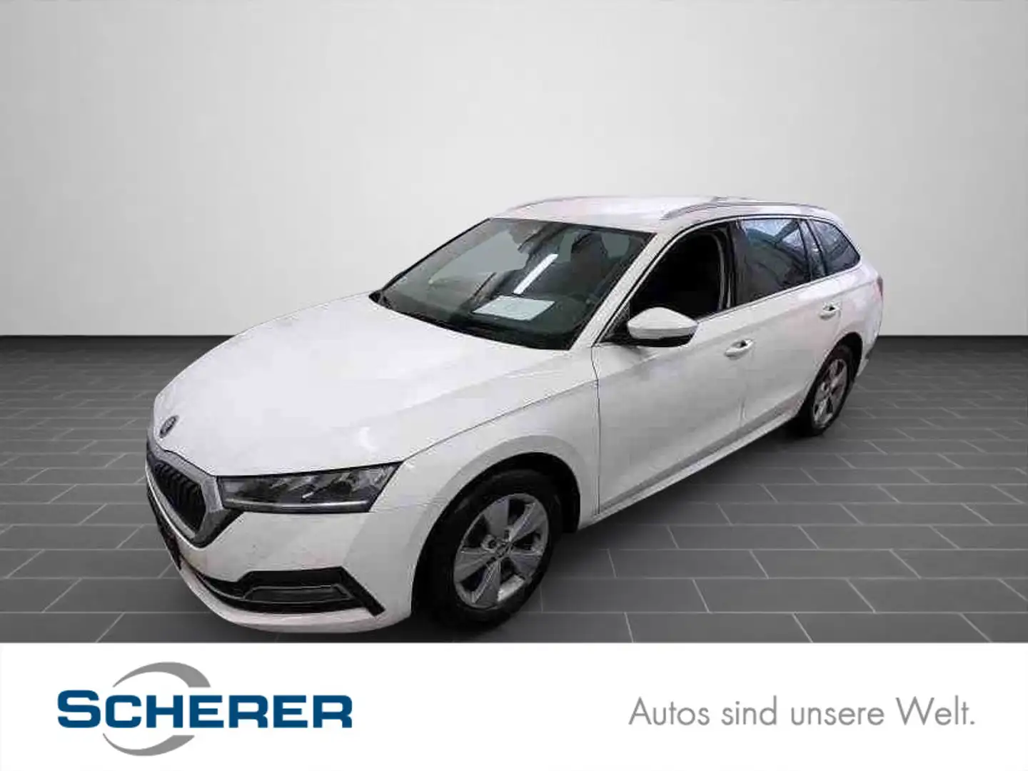 Skoda Octavia Combi 2,0 TDI DSG Style NAVI/LED/Sitzhei Weiß - 1
