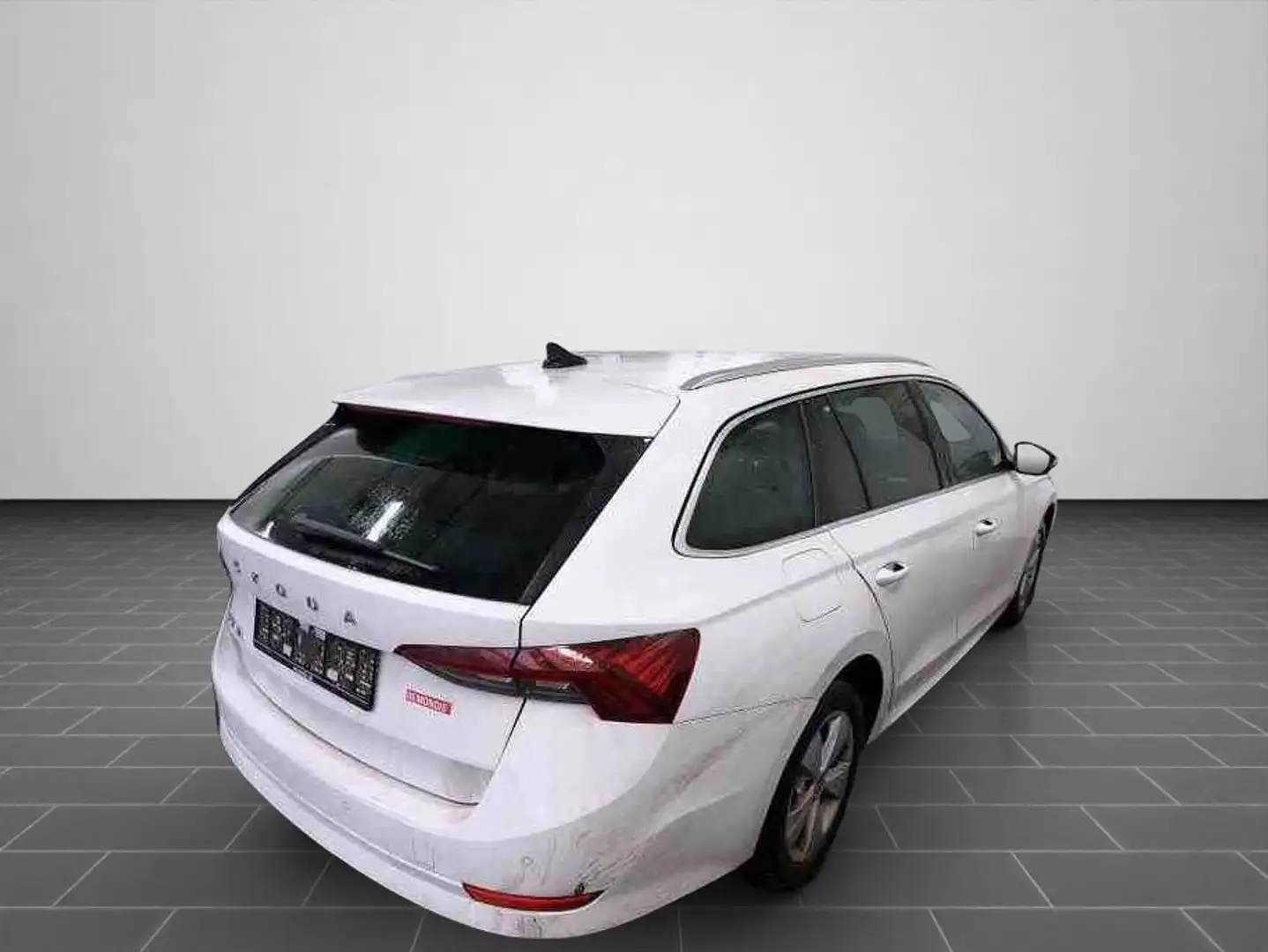 Skoda Octavia Combi 2,0 TDI DSG Style NAVI/LED/Sitzhei Weiß - 2
