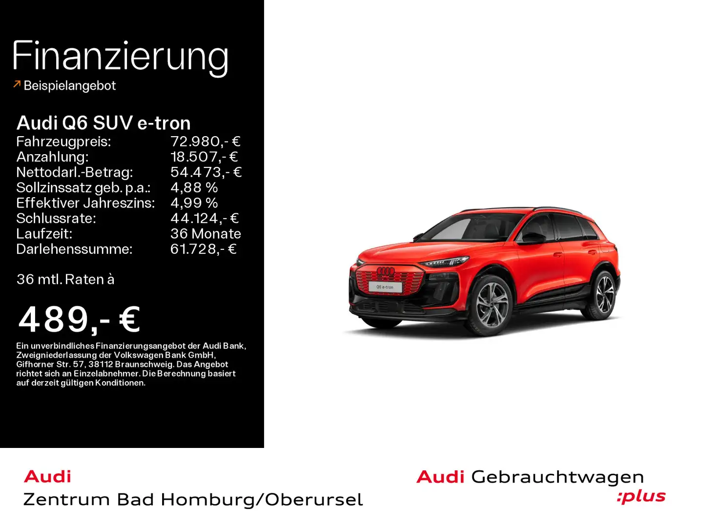 Audi Q6 performance S line*Navi*LED*Alu*HU Rot - 1