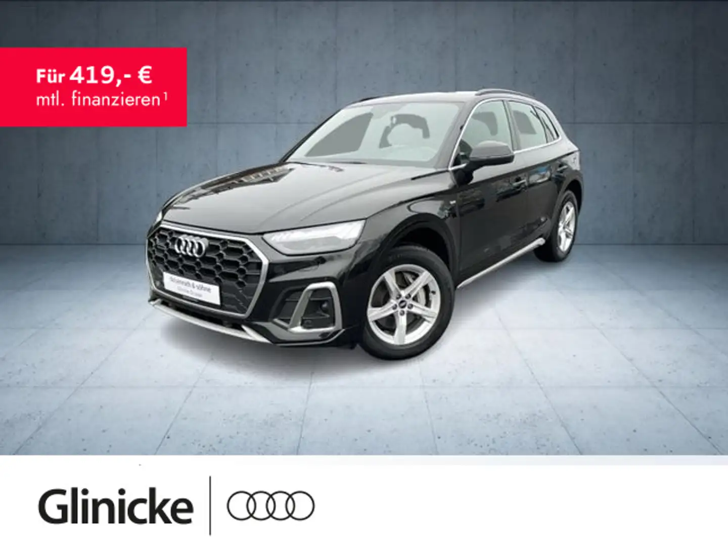 Audi Q5 S line 50 TFSI e qu Matrix/Assist/Nav/ACC/Bus Schwarz - 1