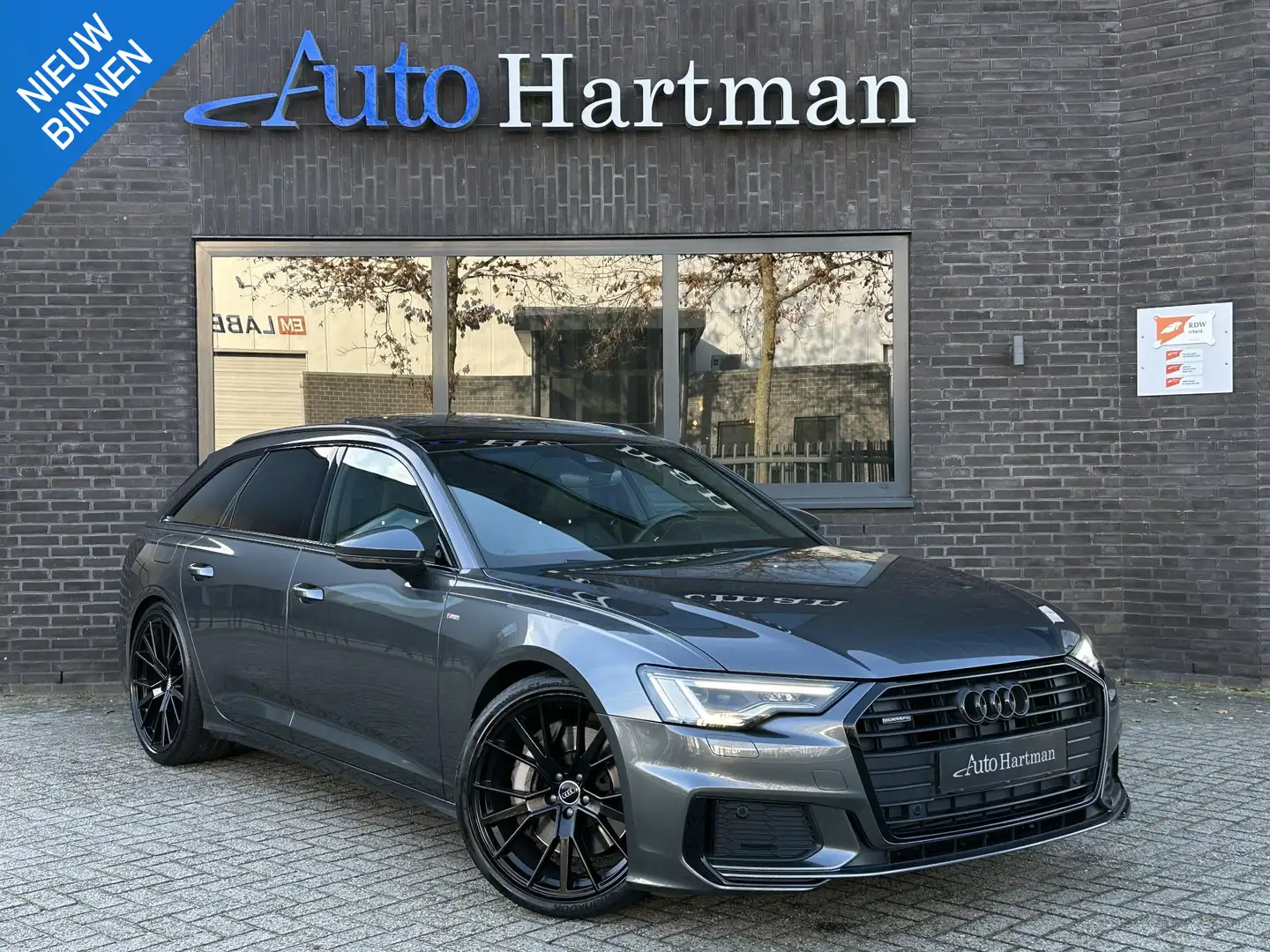 Audi A6 Avant 55 TFSI V6 quattro S-line Plus PANO|B&O|MATR Grijs - 1