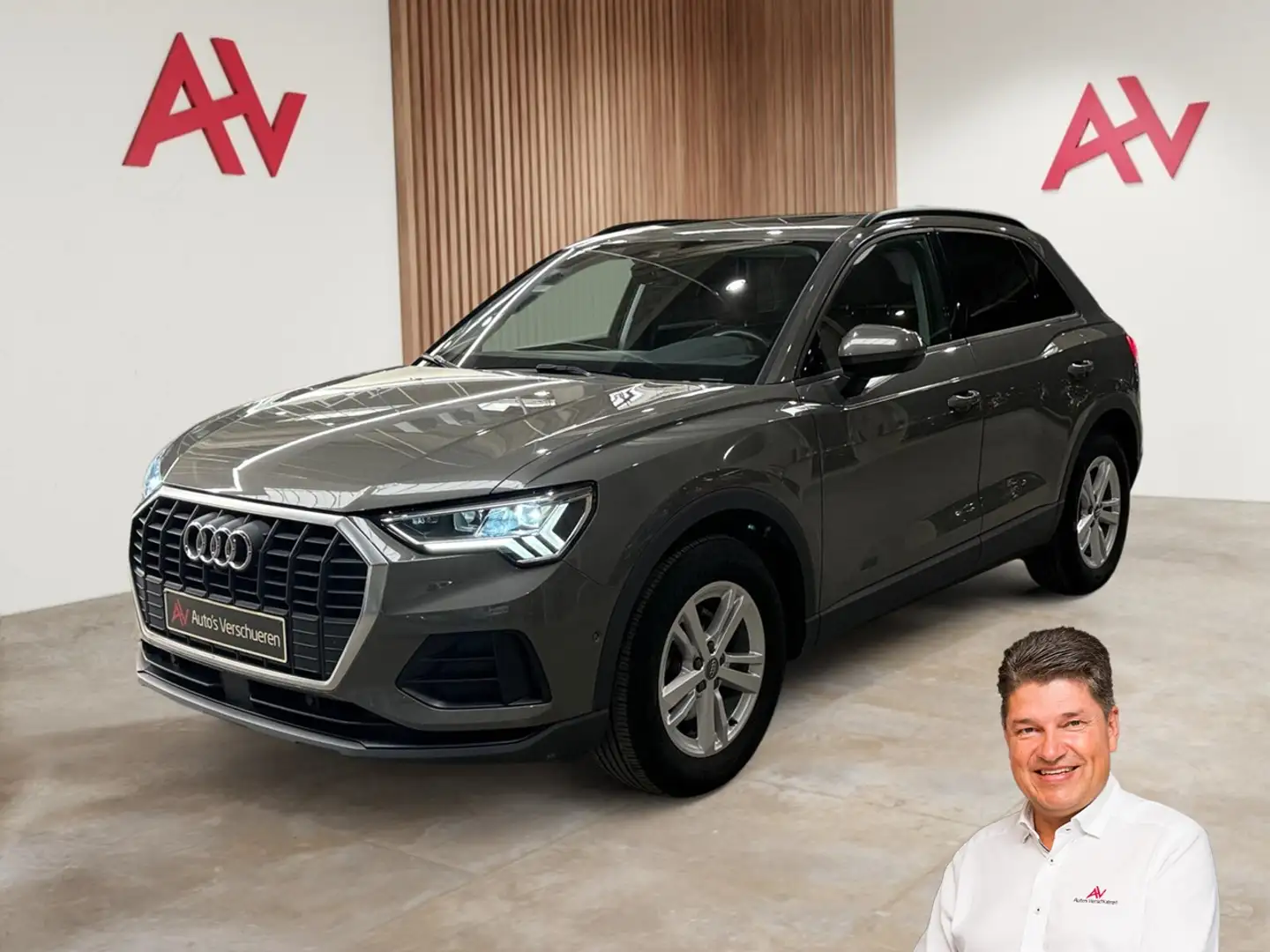 Audi Q3 35 TFSI ** Zetel/Stuurverw | ACC | 360 Cam Grigio - 1