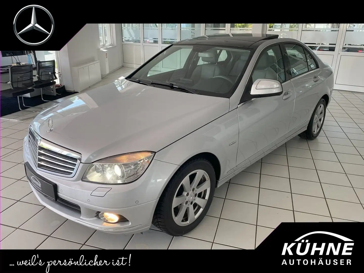 Mercedes-Benz C 280 4M Elegance Panorama+AHK+Memory+ILS+8xALU Silver - 1