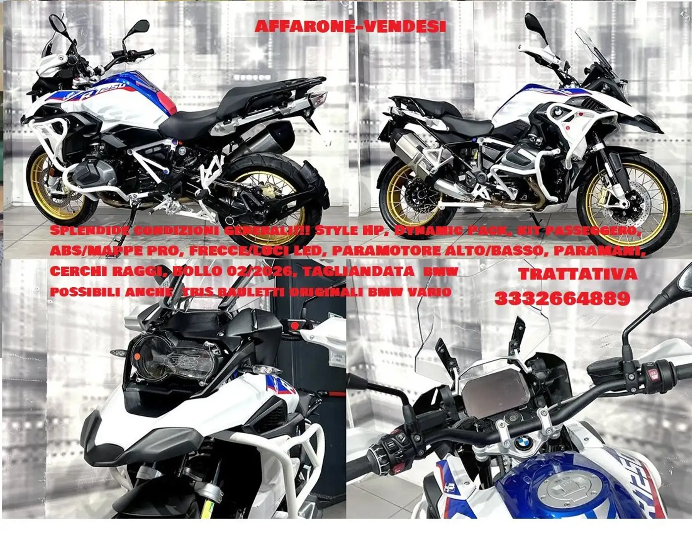 BMW R 1250 GS HP Bianco - 1