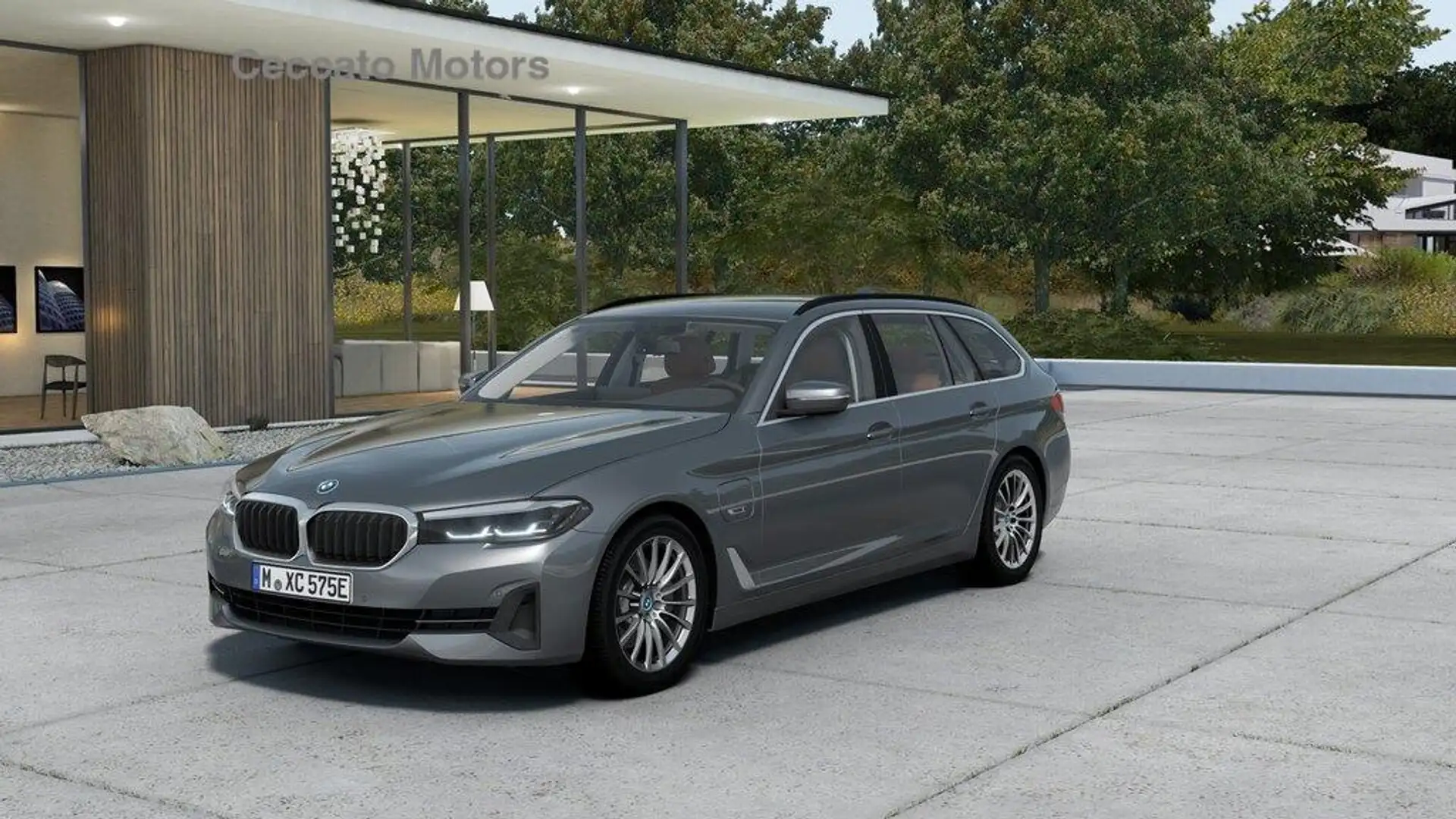 BMW 530 e Touring xdrive Luxury auto Grau - 1