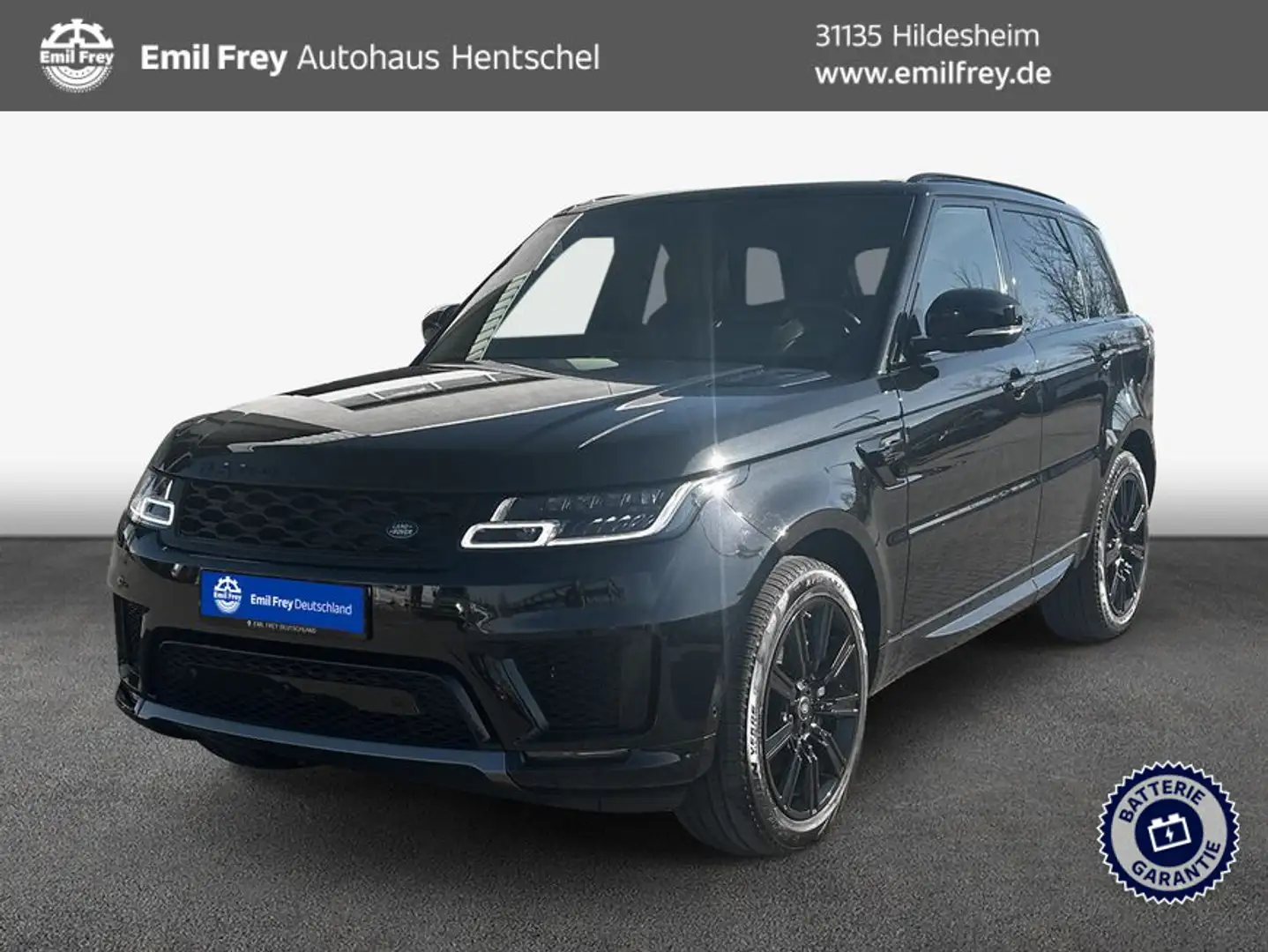 Land Rover Range Rover Sport P400e Hybrid HSE Чорний - 1