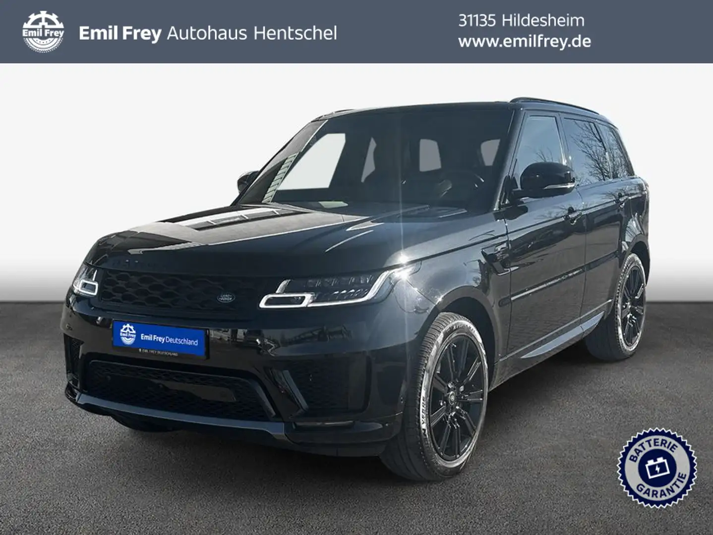 Land Rover Range Rover Sport P400e Hybrid HSE Чорний - 1