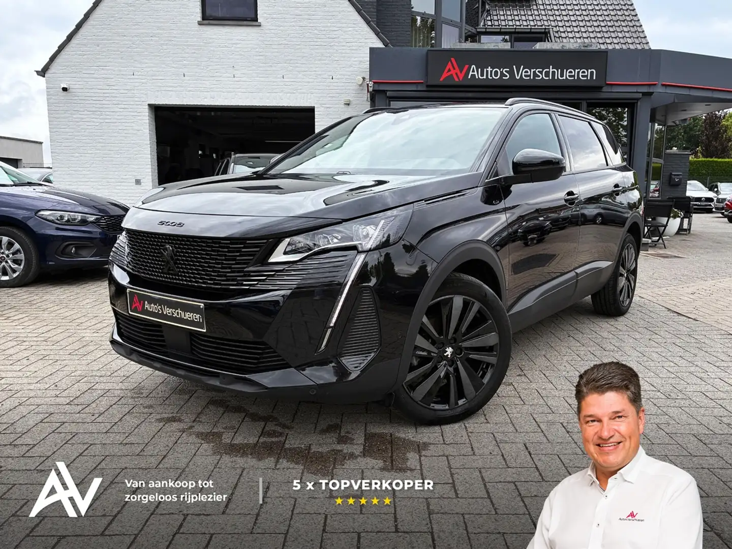 Peugeot 5008 GT-Line 1.2 Puretech EAT8 Black Pack ** 7pl. | ... Noir - 1