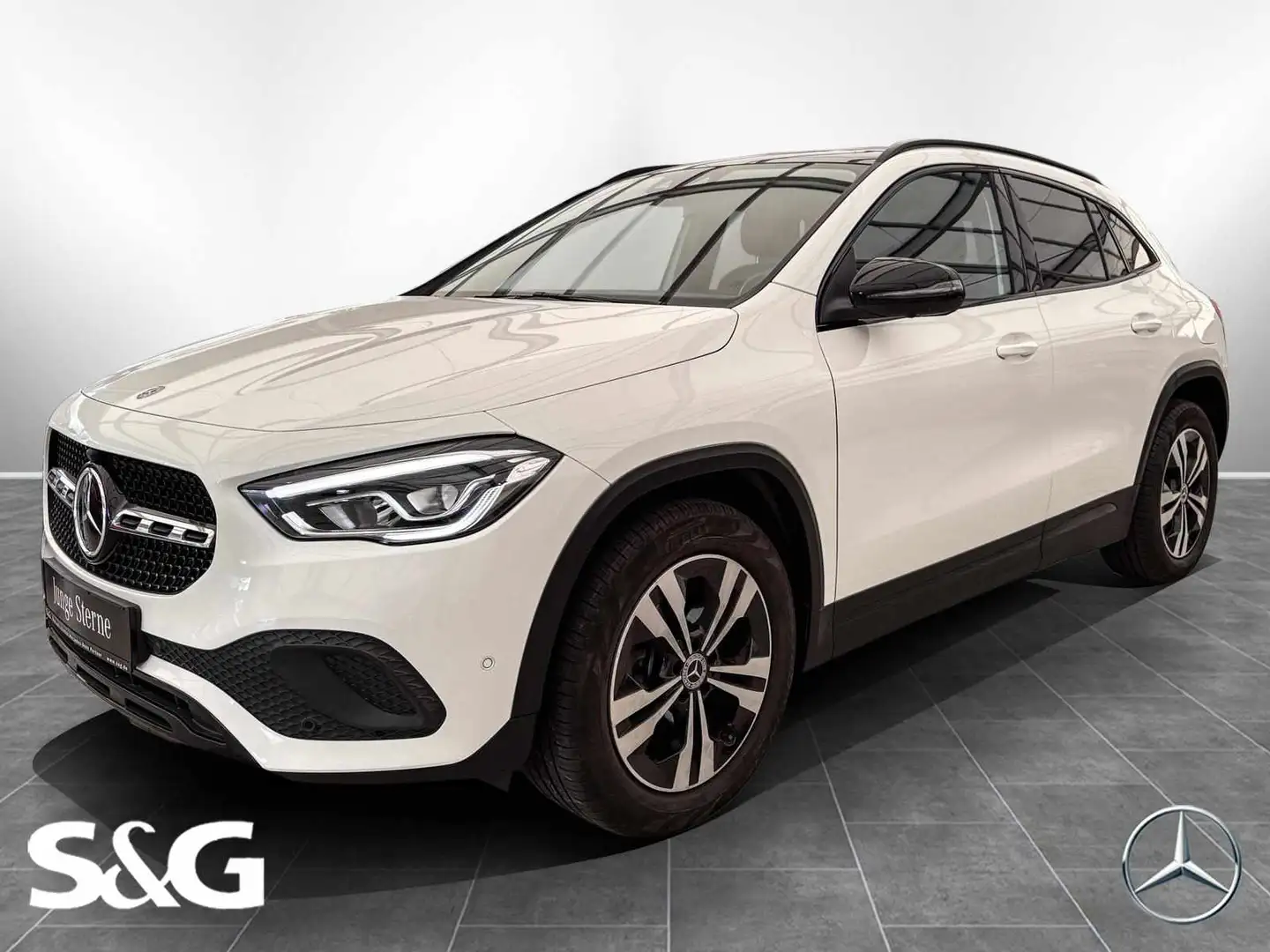 Mercedes-Benz GLA 220 d 4M Progressive Distro+Pano+AHK+LED Weiß - 1