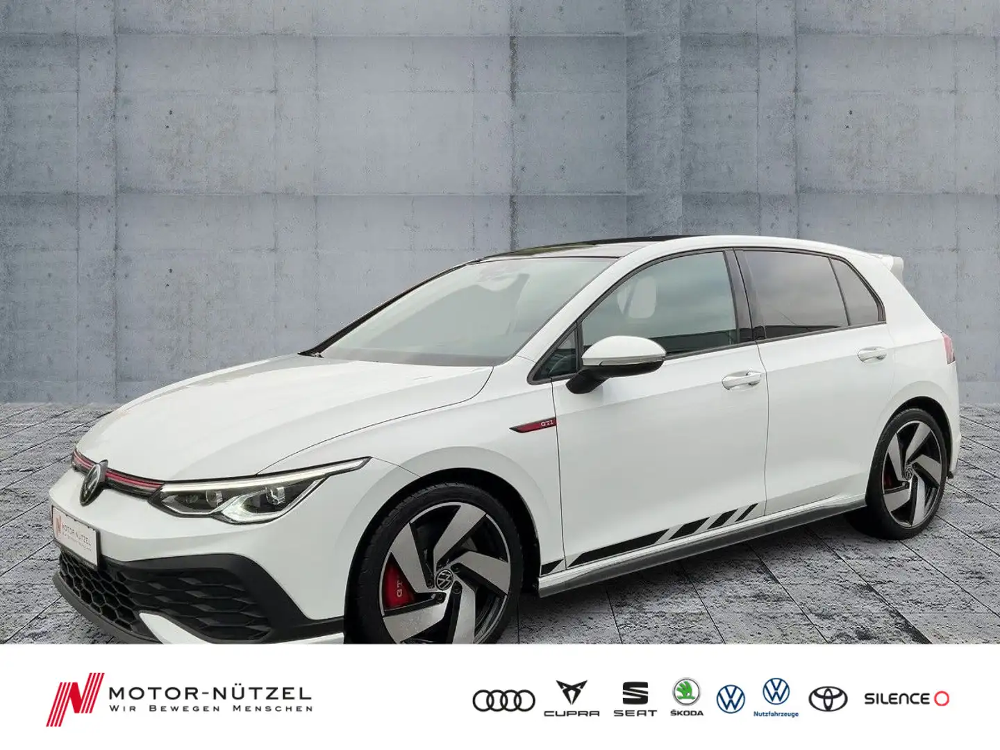 Volkswagen Golf GTI Golf VIII GTI Clubsport LEDplus+NAVI+PANO+HARMAN Weiß - 1