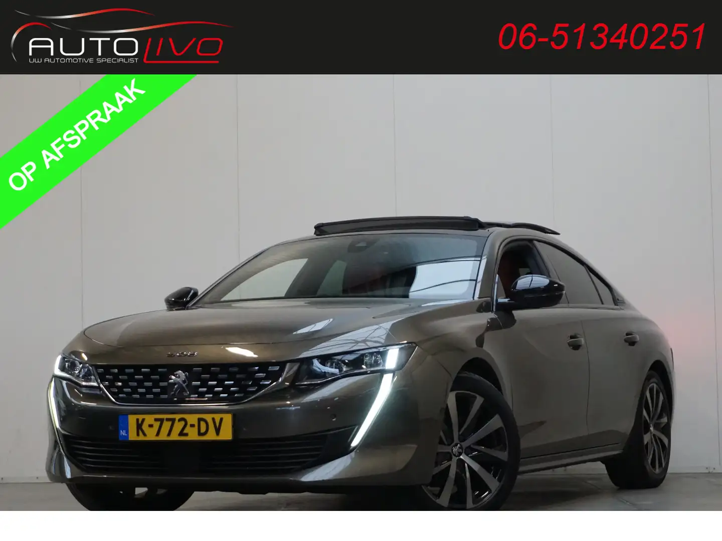 Peugeot 508 1.2 PureTech Blue Lease GT Line AUTOMAAT! MASSAGE Grey - 1