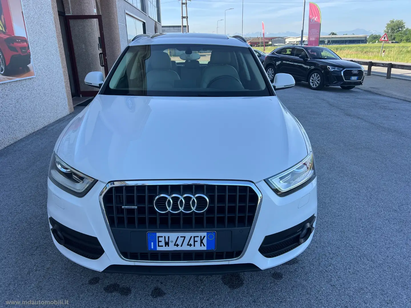 Audi Q3 2.0 TDI quattro S tronic SOLO KM.55000 TETTO NAVI Fehér - 2