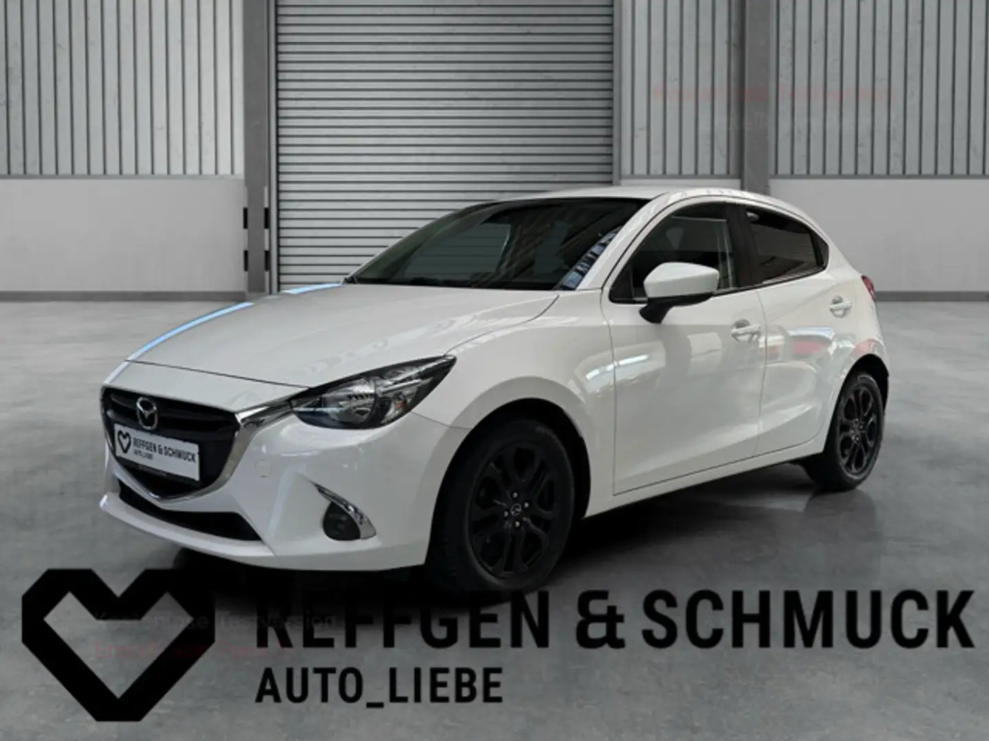 Mazda 2 KIZOKU KLIMAAUTOMATIK+NAVIGATION+KAMERA+ALU+TÜ Weiß - 1