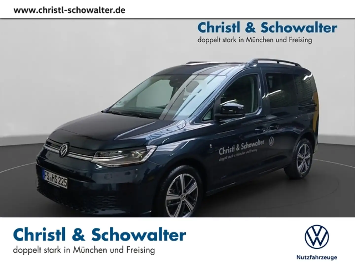 Volkswagen Caddy Life KR 1.5TSI LED NAVI RFK SHZ PDC LANE Blau - 1