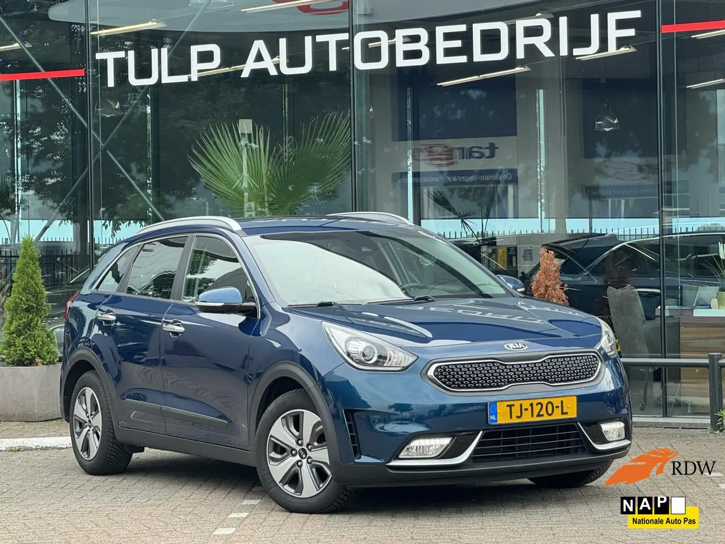 Kia Niro 1.6 GDi Hybrid DynamicLine 2018 Navi Camera Pdc H Blauw - 1