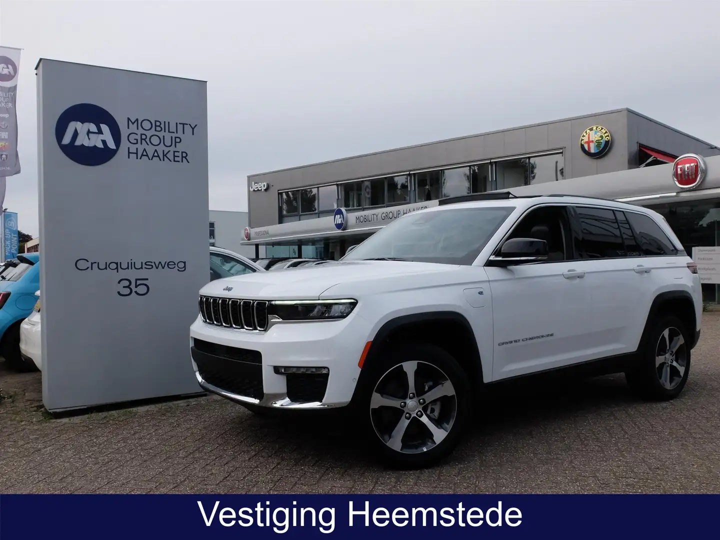 Jeep Grand Cherokee NIEUW 375pk Plug-in Hybride 4WD Automaat Limited / Wit - 1