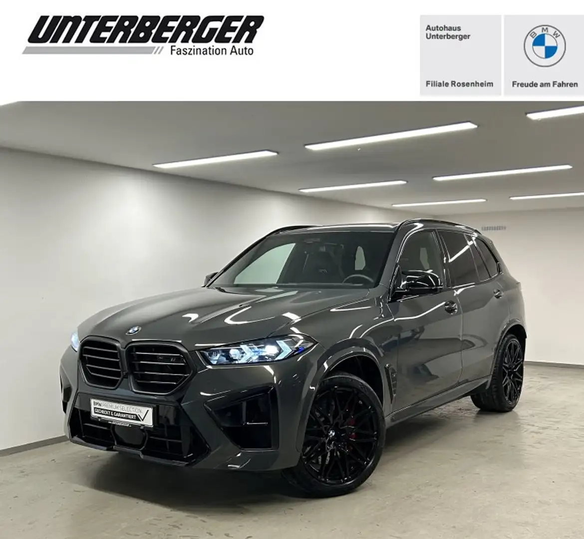 BMW X5 M Competition DA. Prof. PA. Prof. B&W Pano. Soft-Clo Grijs - 1