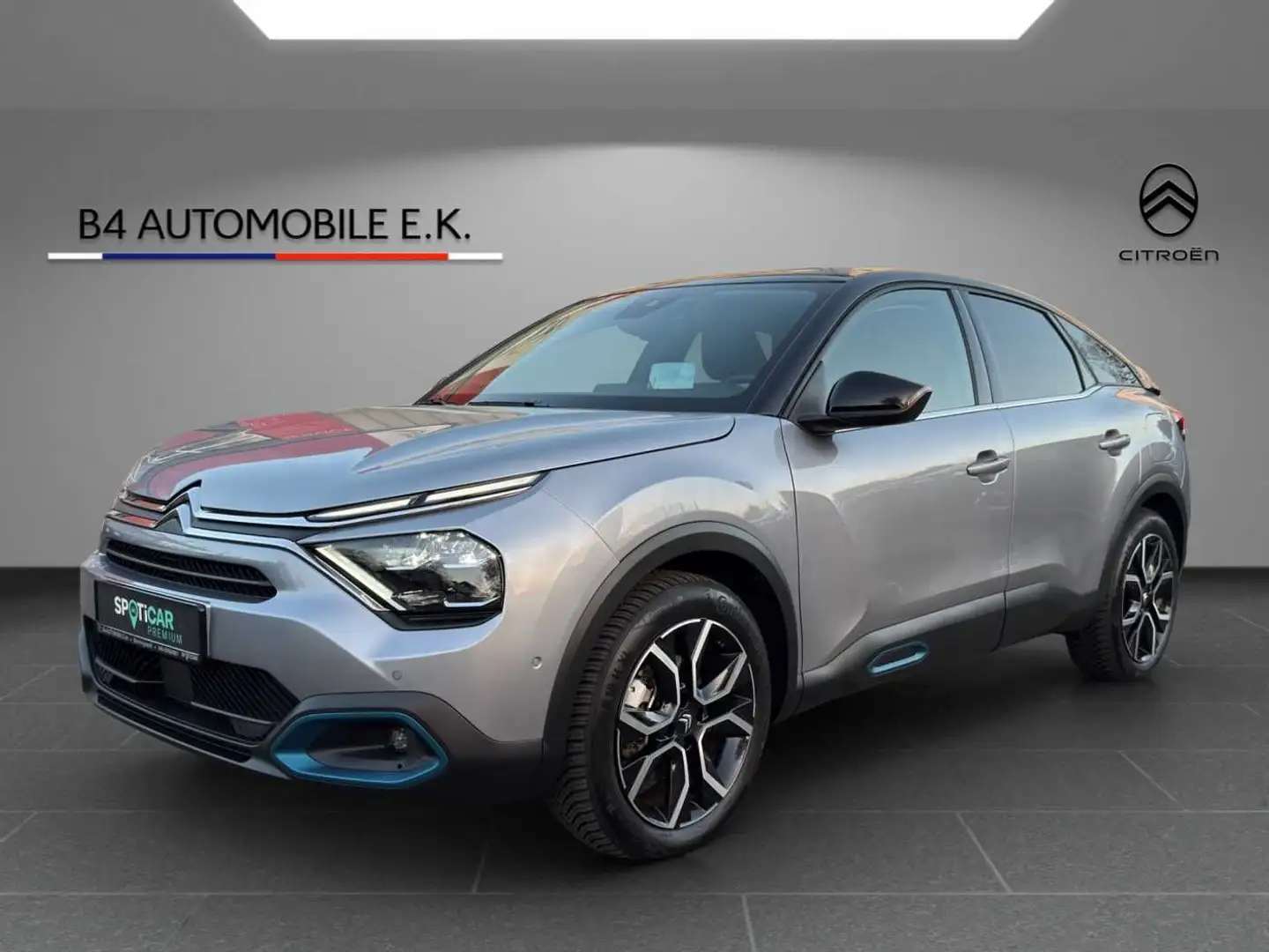 Citroen C4 ë-C4 Elektromotor 136 SHINE NAVI Teilleder SiHzg Grau - 1
