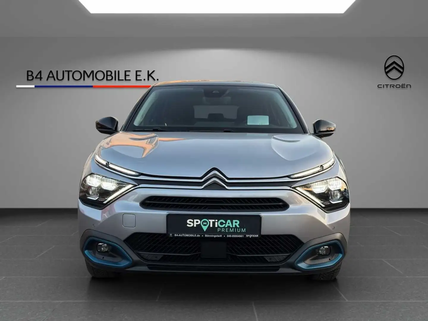 Citroen C4 ë-C4 Elektromotor 136 SHINE NAVI Teilleder SiHzg Grau - 2