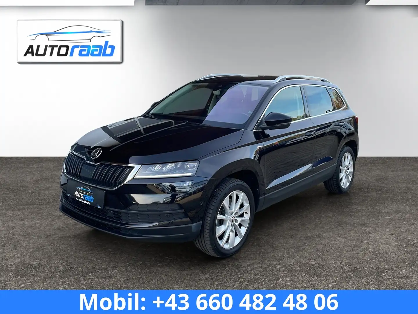 Skoda Karoq 4x4 2,0 TDI DSG *AHV*DIGITAL*WSS-HZ*RFK*LED*APP* Schwarz - 1