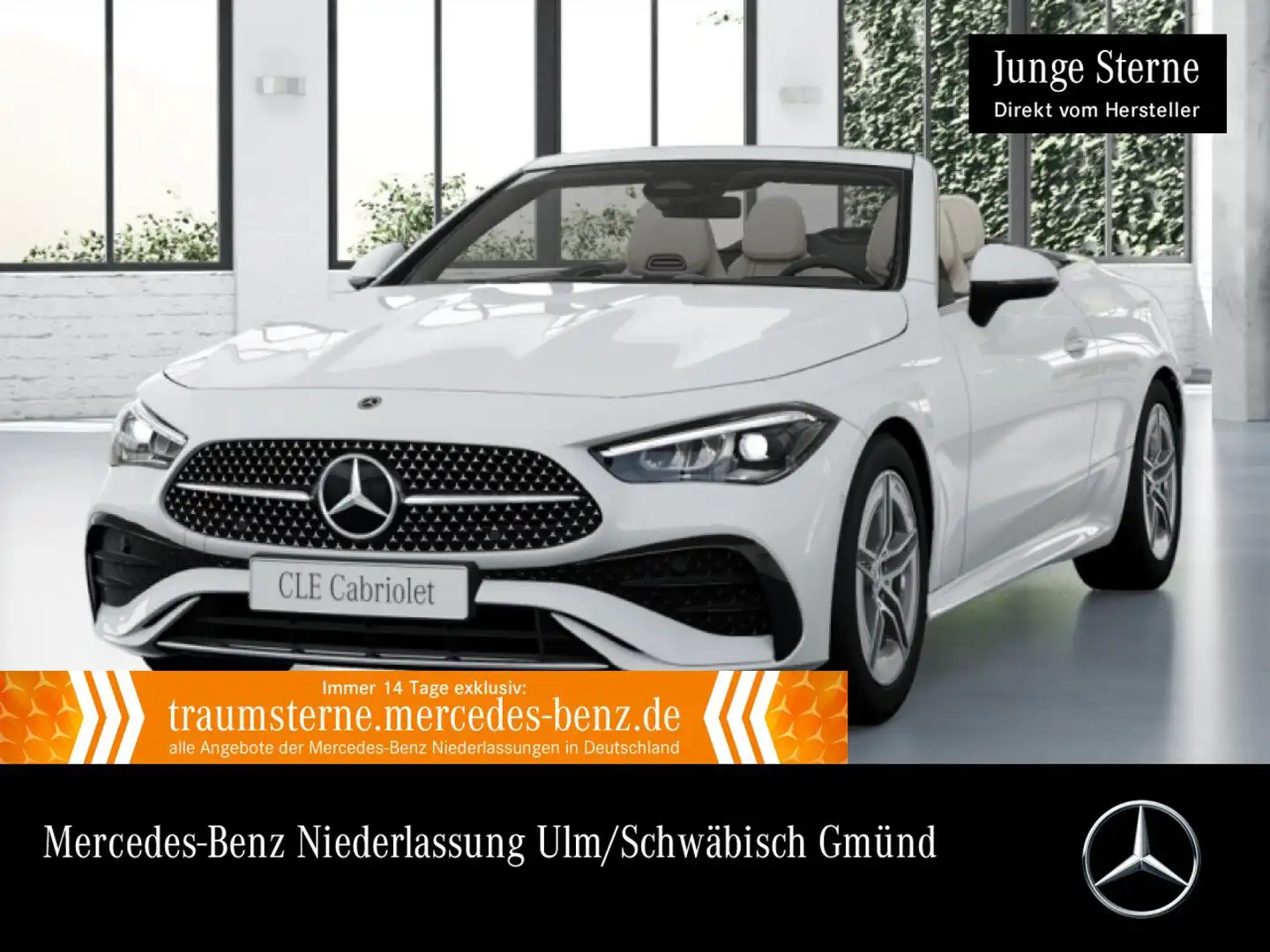 Mercedes-Benz CLE 220 d AMG+AHK+LED+KAMERA+TOTW+KEYLESS+9G Weiß - 1