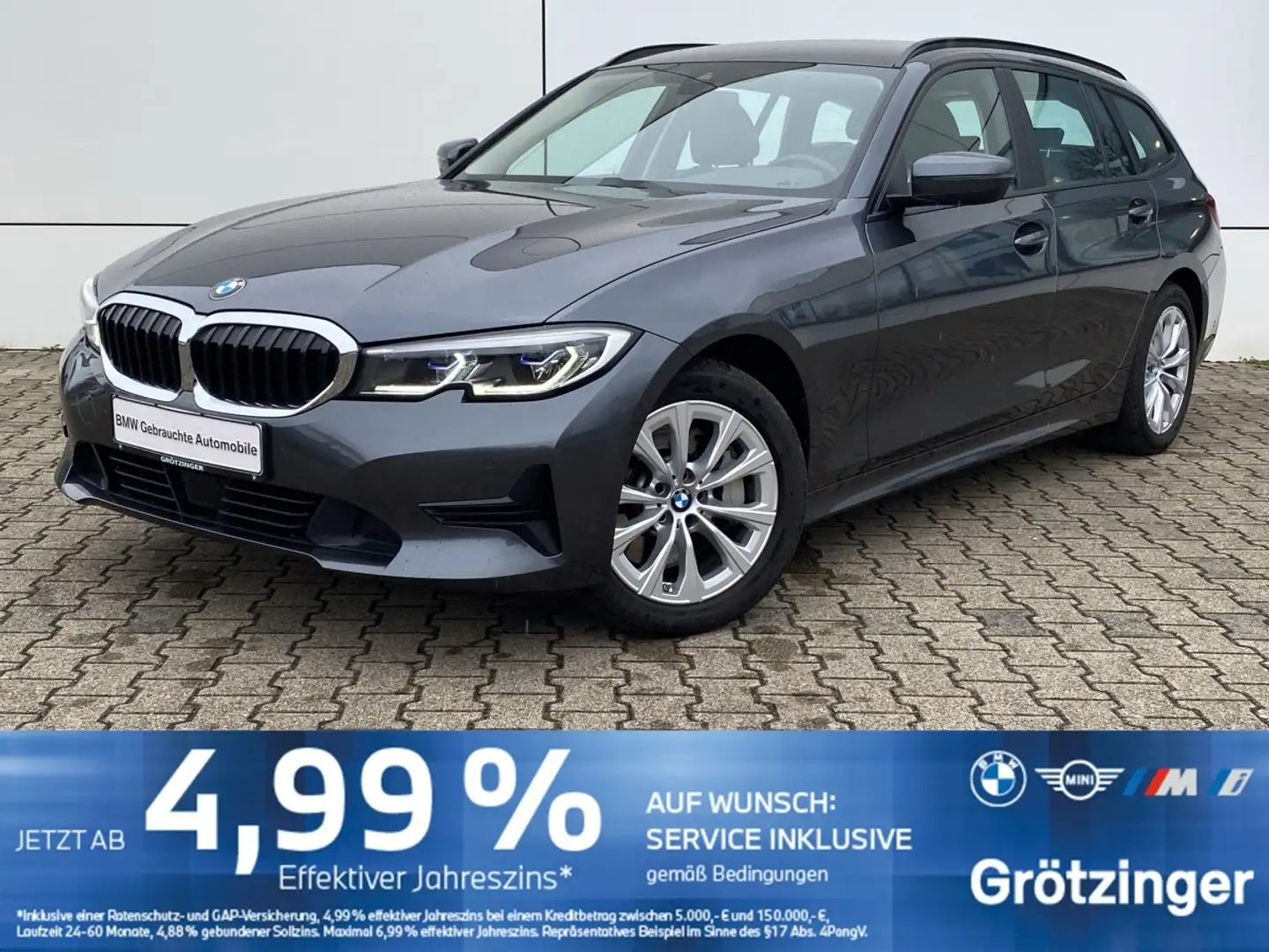 BMW 330 d xDrive Touring AHK+ACC+Laser+RFK+DrivAss+ Grau - 1