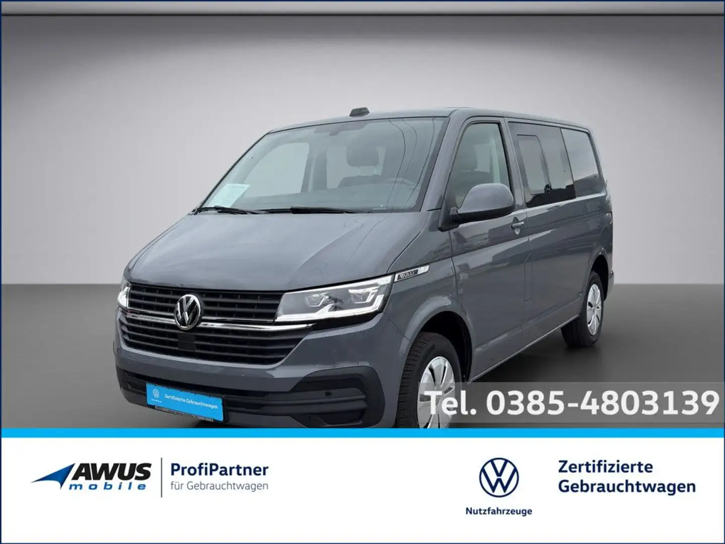 Volkswagen T6 Transporter T6.1 Kasten Transporter Plus 2.0 TDI 110kW DSG 4 Grey - 1