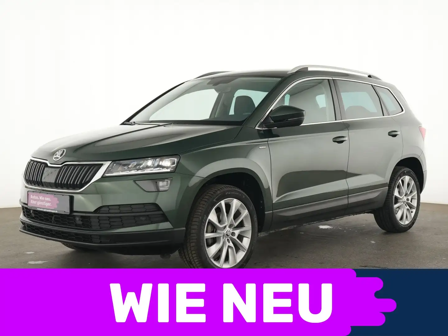 Skoda Karoq Clever LED|Kamera|PDC|SHZ|NAVI|CarPlay Grün - 1