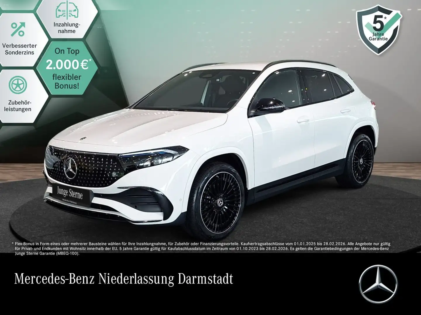 Mercedes-Benz EQA 250 AMG+NIGHT+ADVANCED+KAMERA+SPUR Weiß - 1