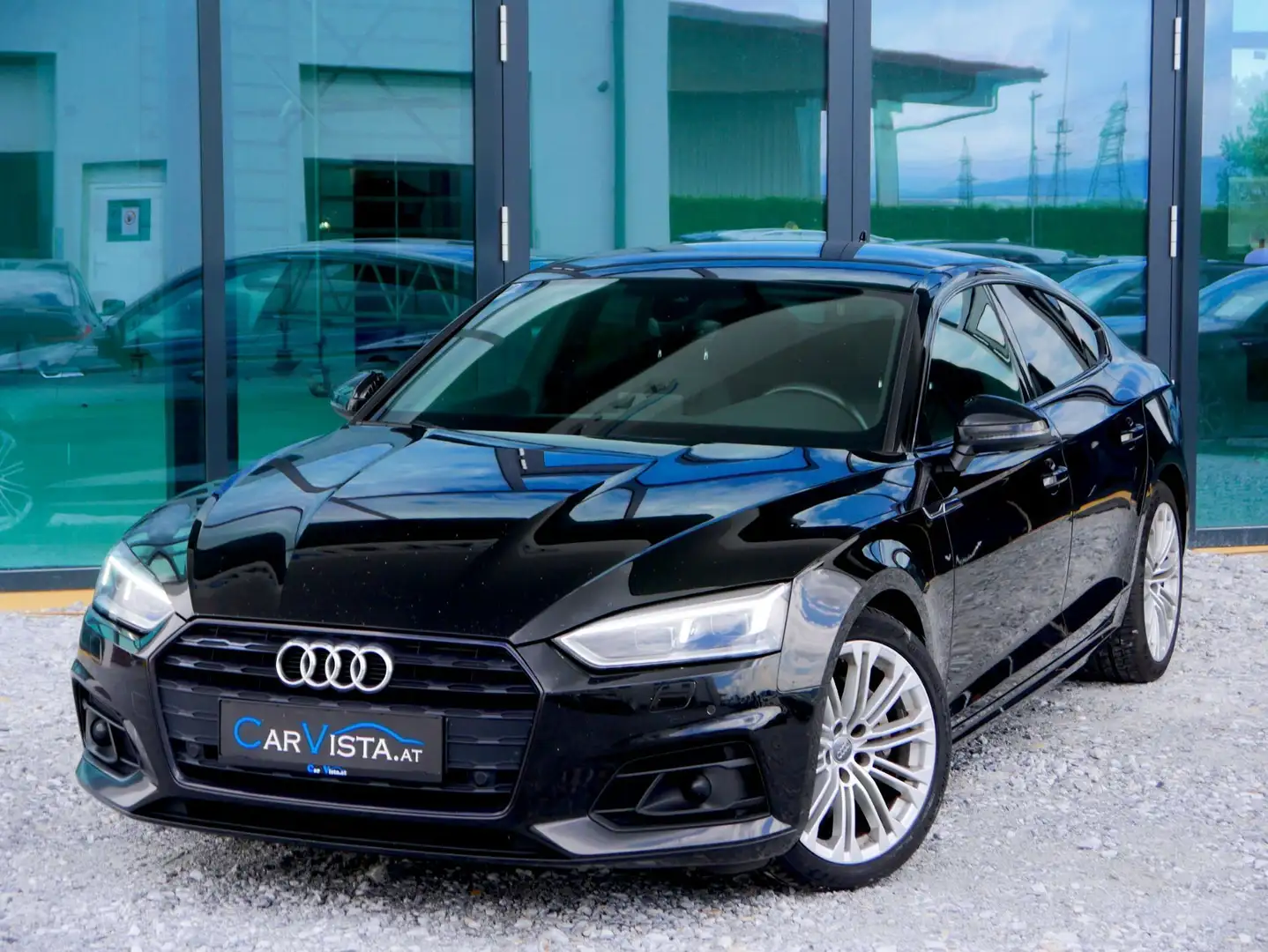 Audi A5 40 TDI Aut. Schwarz - 1