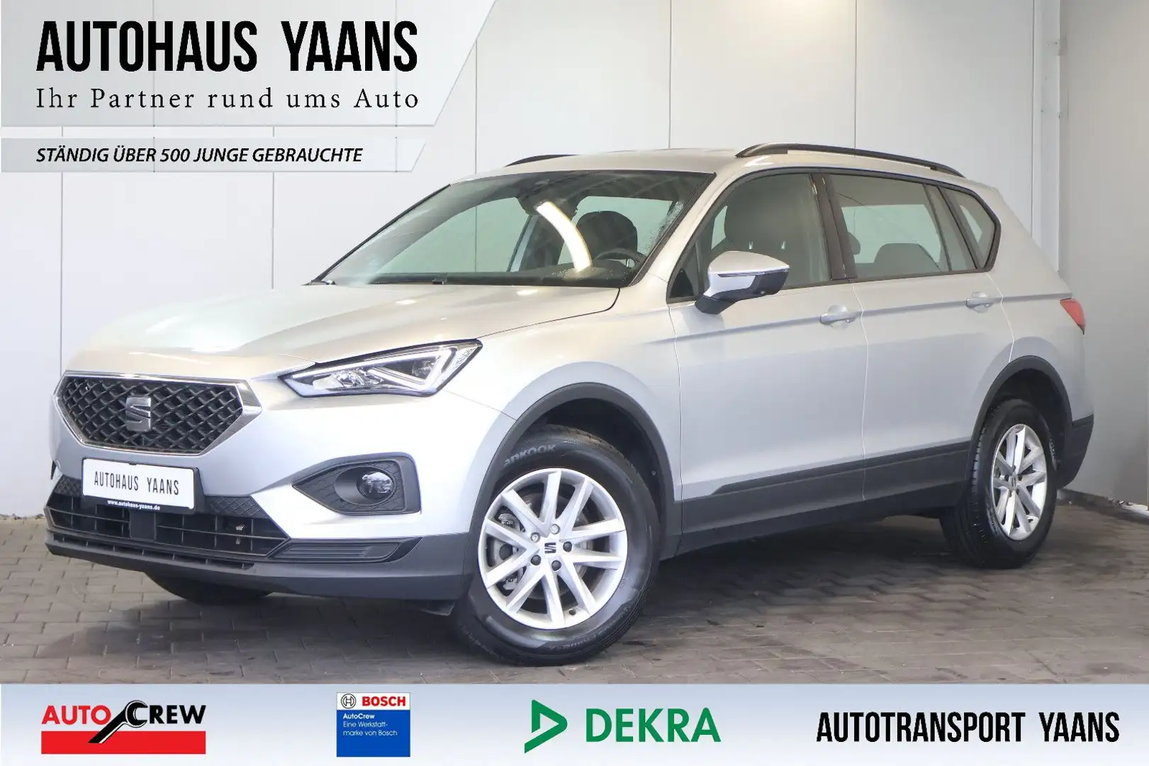 SEAT Tarraco 2.0 TDI Style AID+LANE+PDC+LED+17" Silber - 1