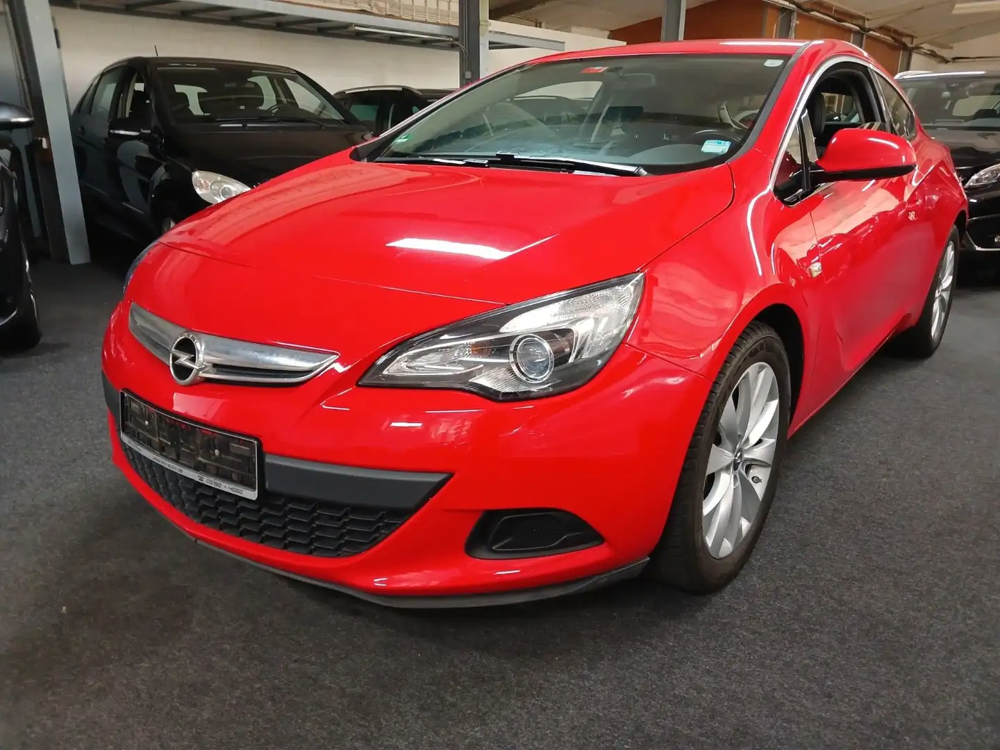 Opel Astra J GTC TÛV NEU 9/2027 TEMPOM SHZ LKHEIZUNG Rood - 1