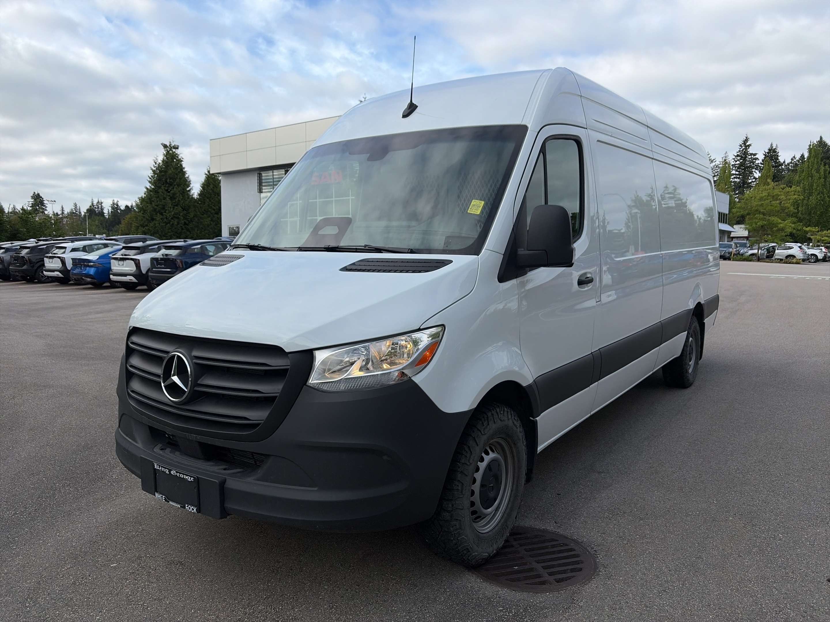 White 2025 Mercedes-Benz Sprinter Cargo Van Rear-Wheel Drive 9-Speed Automatic