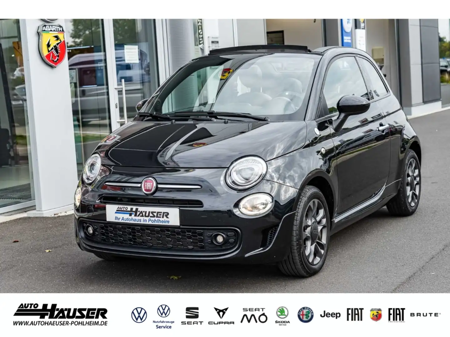Fiat 500C 1.0 GSE Mild Hybrid ''HeyGoogle'' TEMPOMAT PDC APP Schwarz - 1