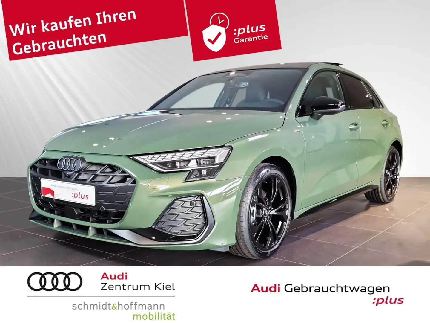 Audi A3 Sportback 35 TFSI S-line Navi+ RFK Klima Navi Grün - 1