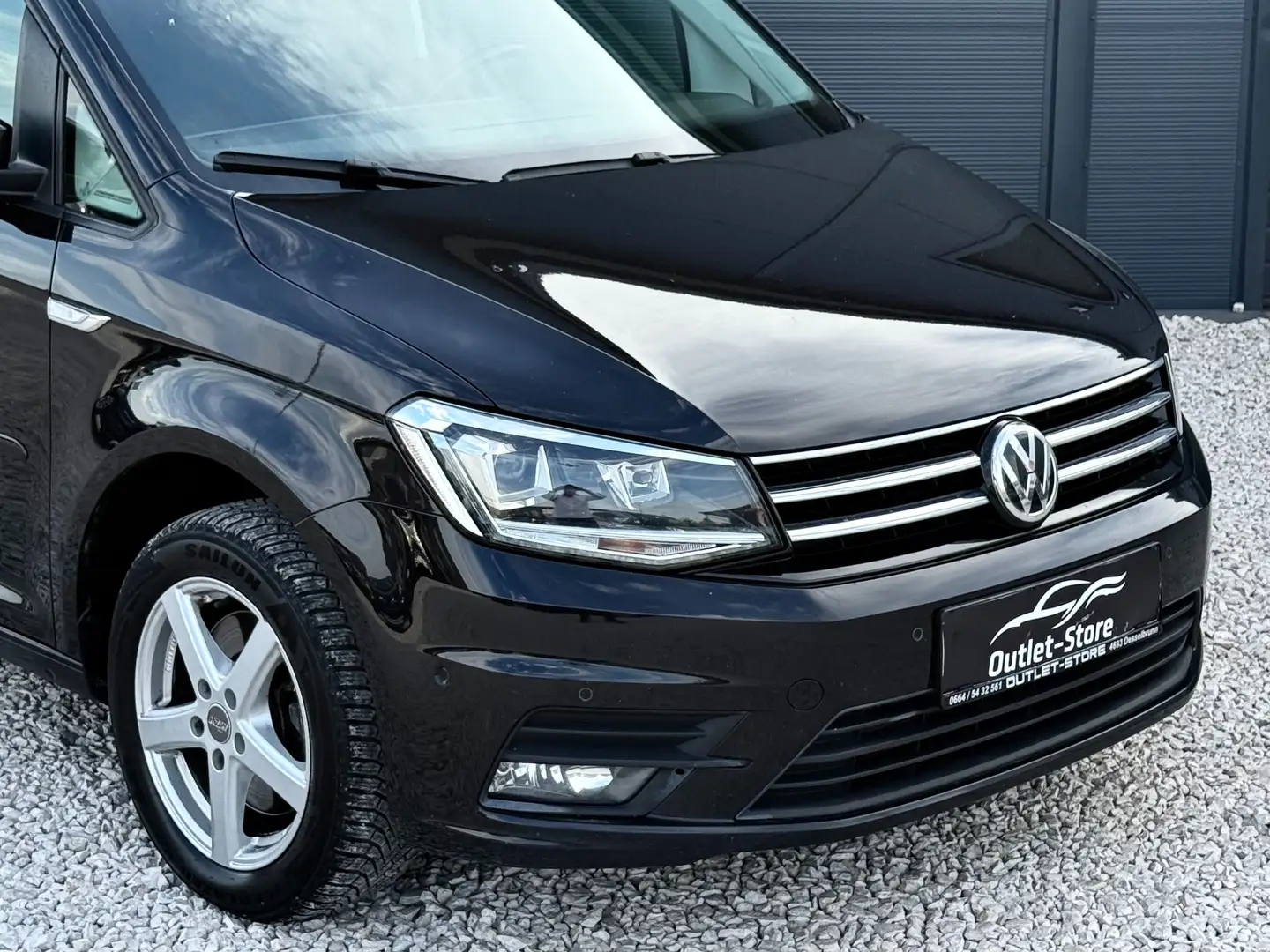 Volkswagen Caddy 2,0 TDI DSG MAXI*4Motion*LED*MwSt.*Netto 14.000* Schwarz - 2