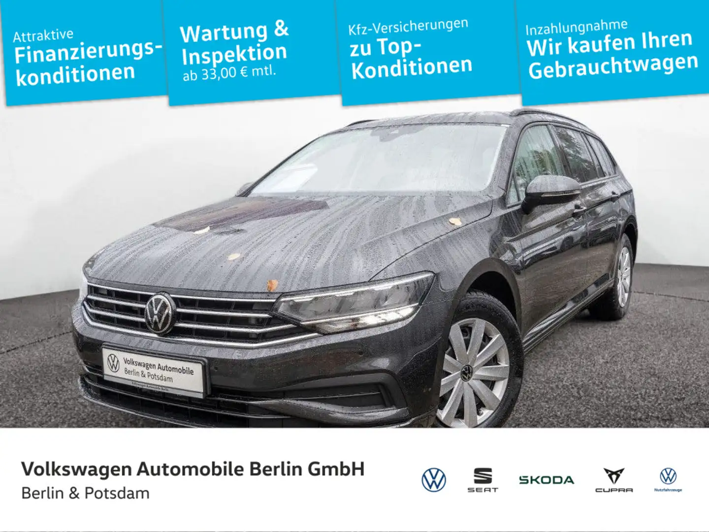 Volkswagen Passat Variant 1.5 TSI DSG Navi AHK R-Kam LED Grau - 1