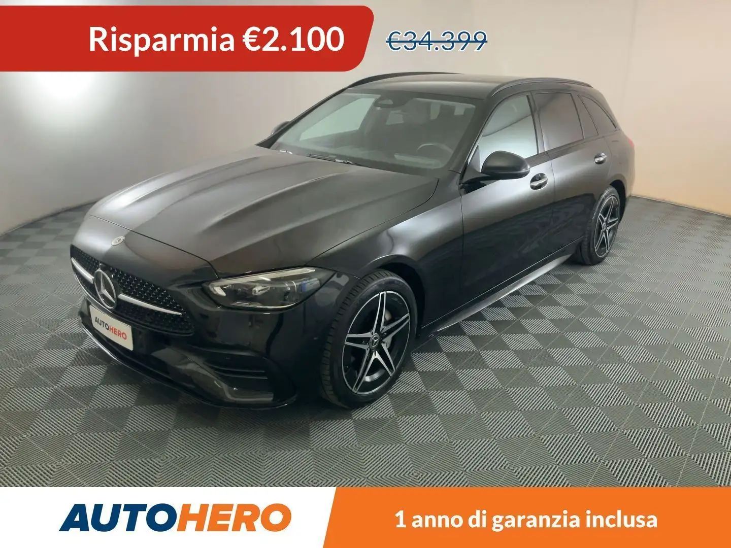 Mercedes-Benz C 300 C 300e Premium S.W. PHEV Nero - 1