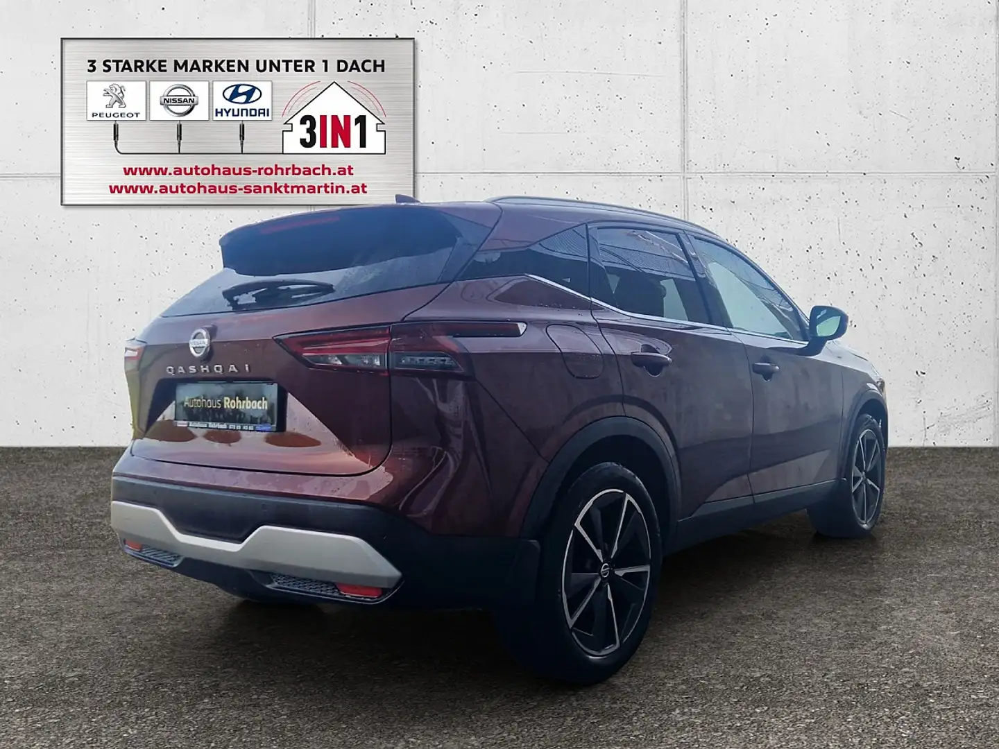 Nissan Qashqai 1,3 DIG-T MHEV 4x4 Tekna Aut. Rot - 2