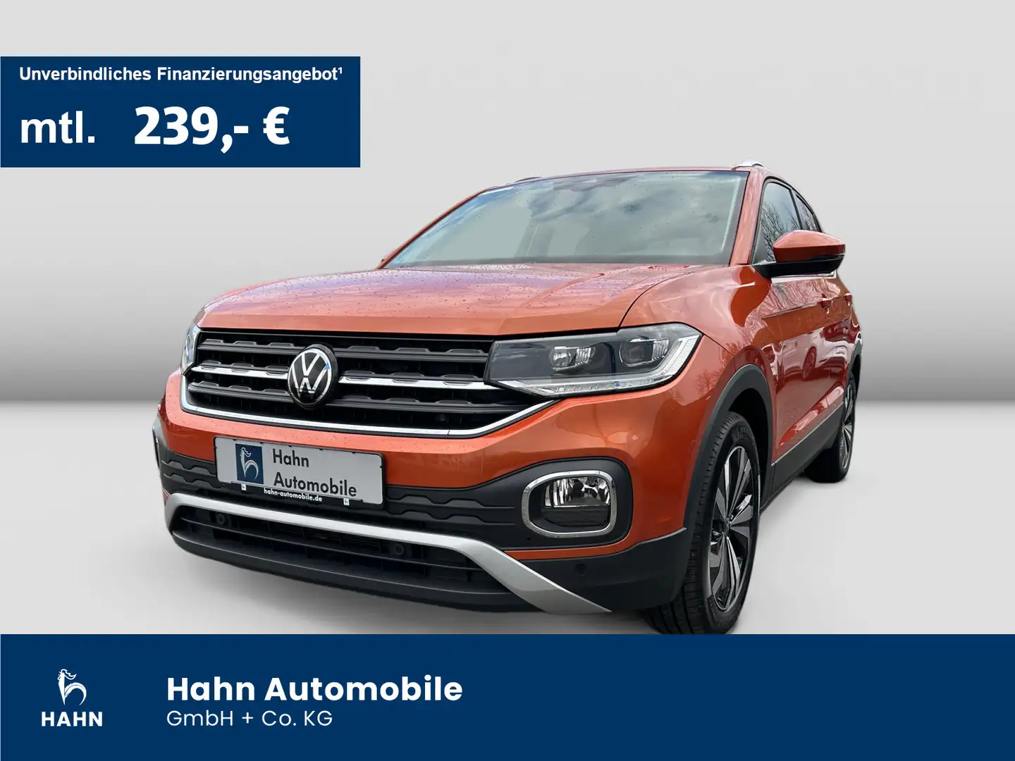 Volkswagen T-Cross Style 1.0TSI LED Kamera Blind Spot App A Orange - 1