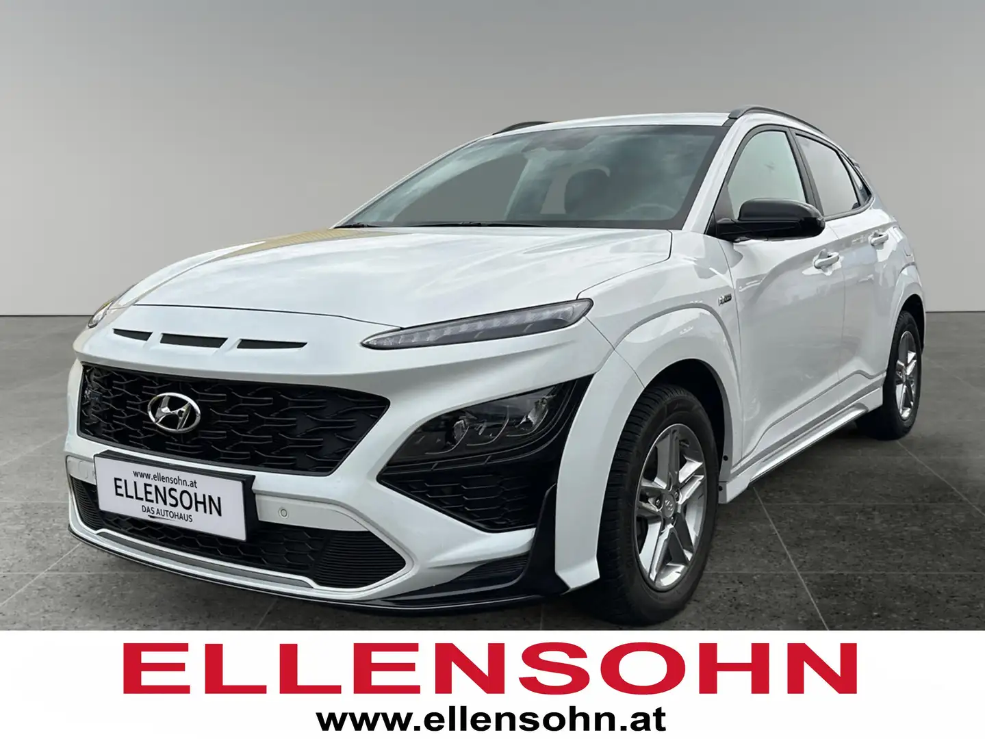 Hyundai KONA N-Line 1,0 T-GDi 2WD       8-fach bereift! Weiß - 1