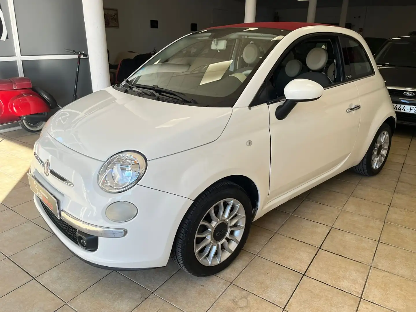 Fiat 500 1.2 Blackjack Blanc - 2