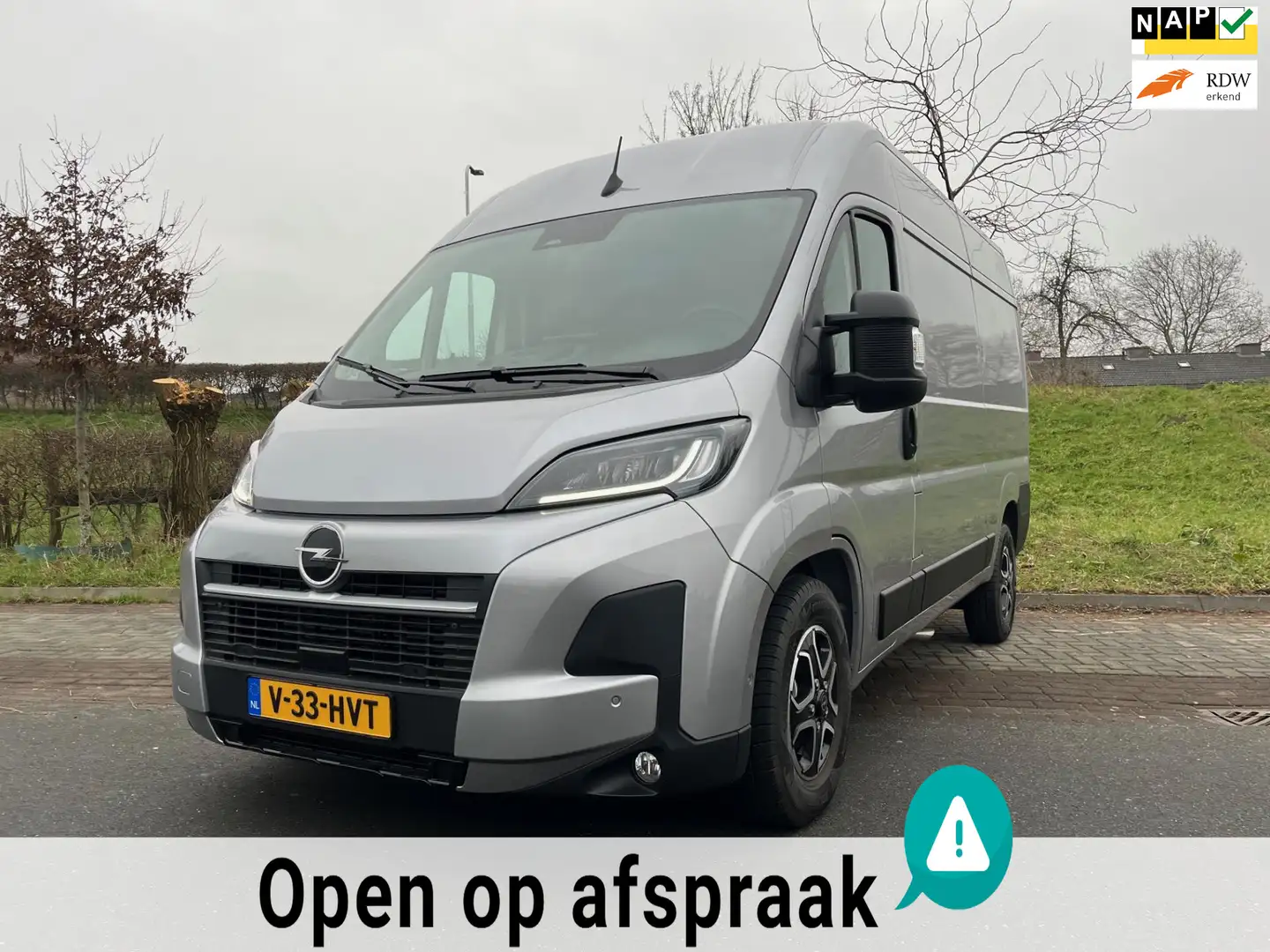 Opel Movano 2.2D 140 S&S L2H2 3.5t , NIEUW ! , BPM VRIJ ! Grijs - 1