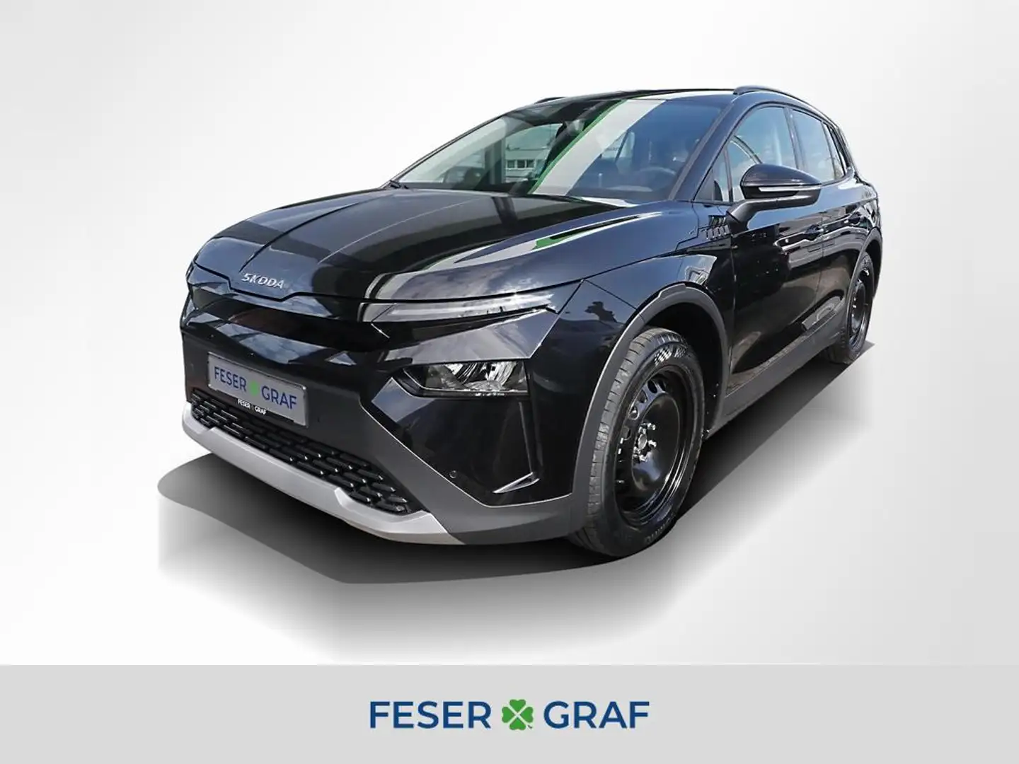 Skoda Elroq 50 Tour 55 kWh 125 kW Navi PDC RüKa Sitzh. Schwarz - 1