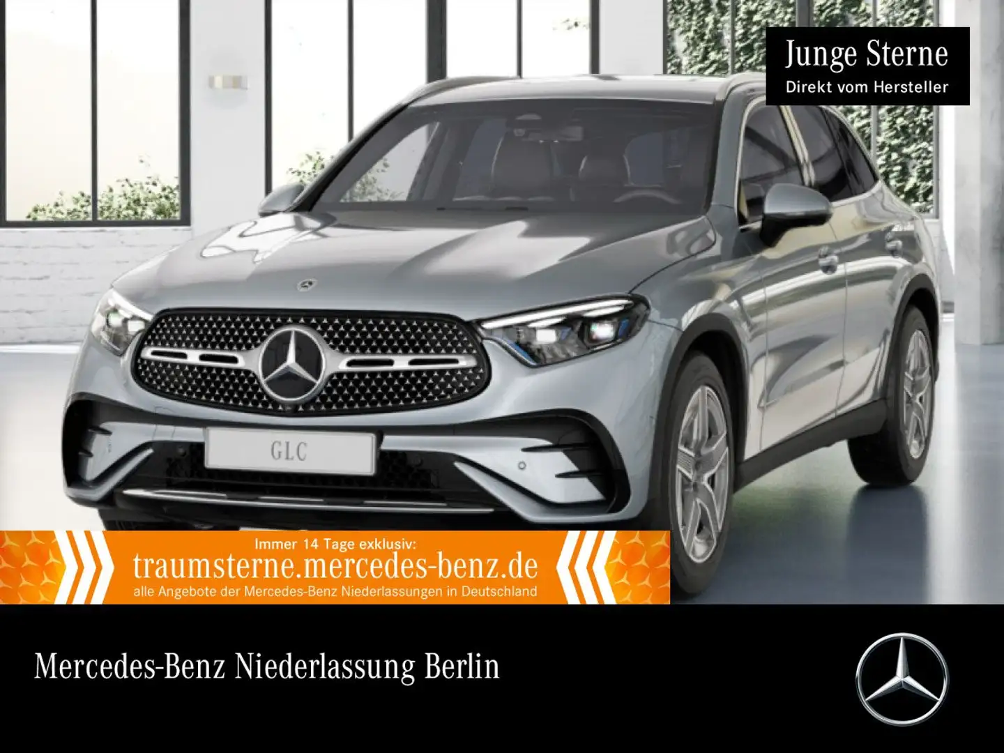 Mercedes-Benz GLC 220 d 4M AMG+360+AHK+TOTW+KEYLESS+9G Silber - 1