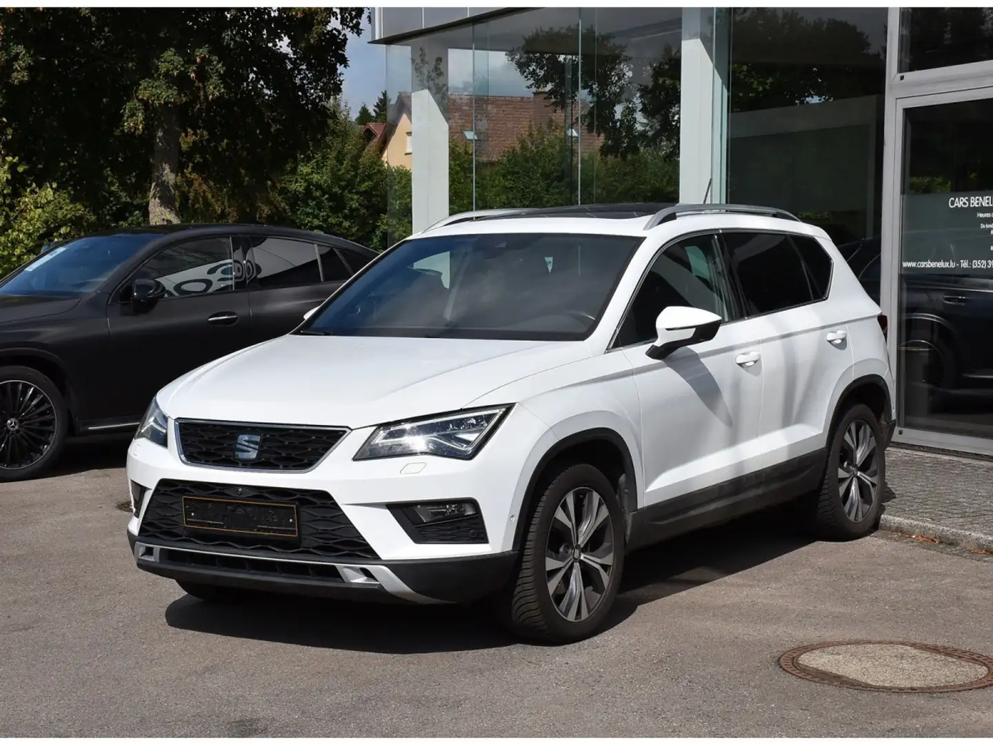 SEAT Ateca 1.4 TSI 4Drive Excellence DSG PANO ACC LANE CAM360 Blanc - 2