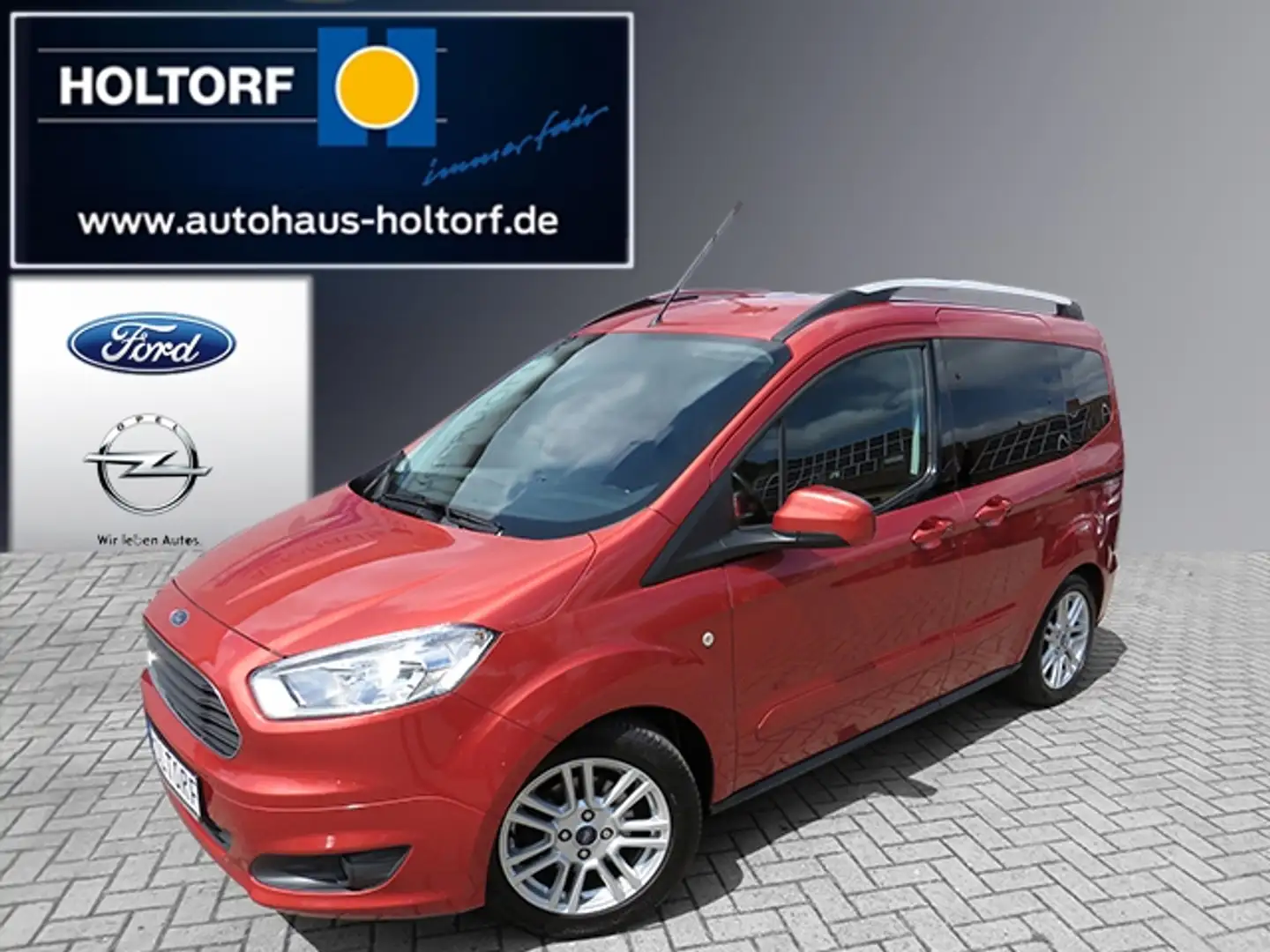 Ford Tourneo Courier Titanium  PDC, Klima Rouge - 1