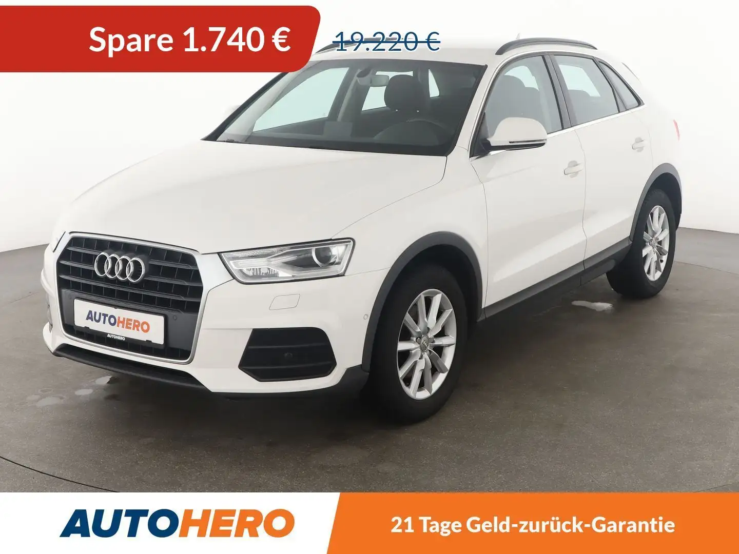 Audi Q3 1.4 TFSI ACT Aut.*NAVI*CAM*SHZ*ALU*KLIMA* Weiß - 1