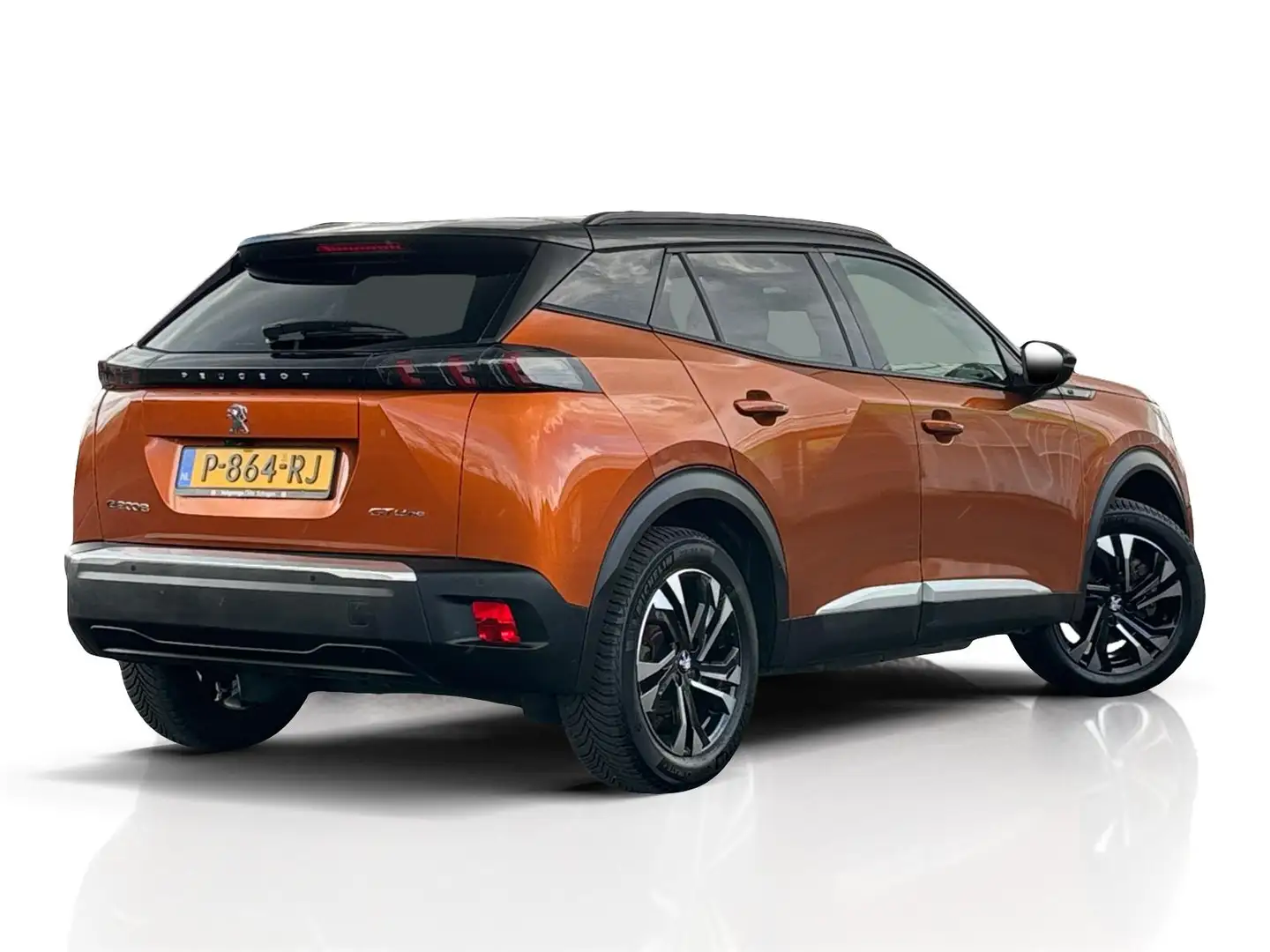 Peugeot e-2008 EV GT 50 kWh ✅ Matrix ✅ Camera ✅ CarPlay Naranja - 2