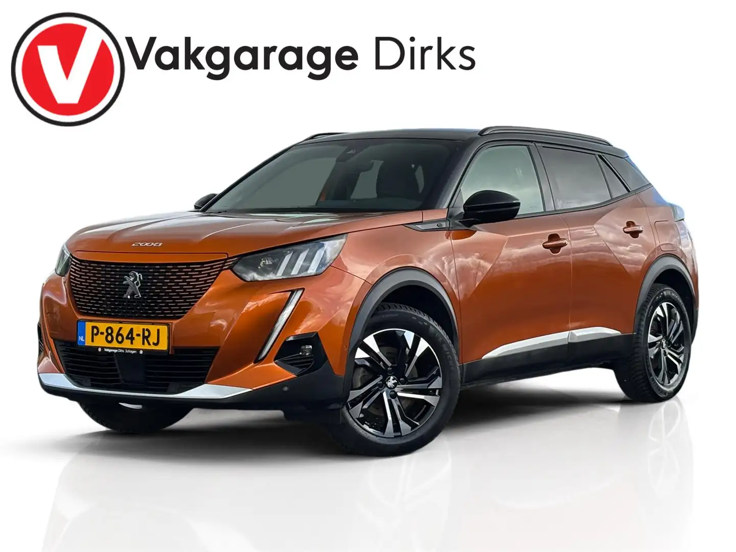Peugeot e-2008 EV GT 50 kWh ✅ Matrix ✅ Camera ✅ CarPlay Naranja - 1